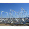 A Shape Substation Structures Galvanized Steel Pole